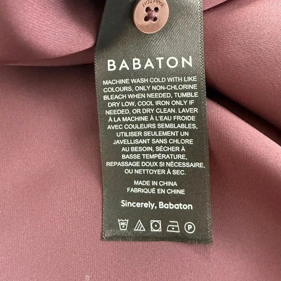 Aritzia Babaton Plum Long Sleeve Dress, Size Medium - Picture 8 of 10